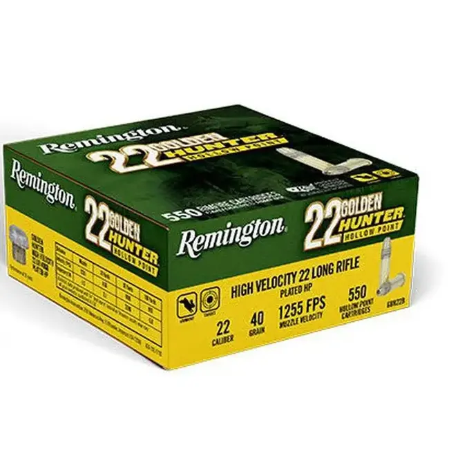 Remington Golden Hunter 22LR HP 550 Rounds