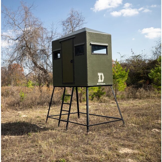 Dillon 4X6 Deer Blind Green Side Entry
