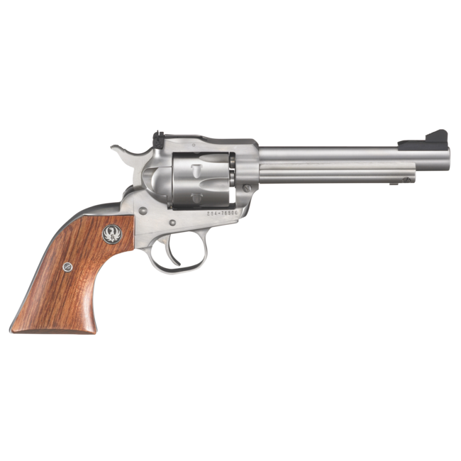 Ruger Single Six Convertible 22 LR/22 WMR 6rd 5.5" Stainless Hardwood