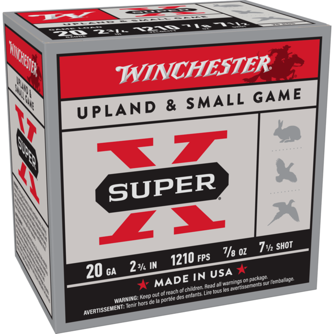 Winchester Super X 20GA 2 3/4" 7/8oz  #7.5