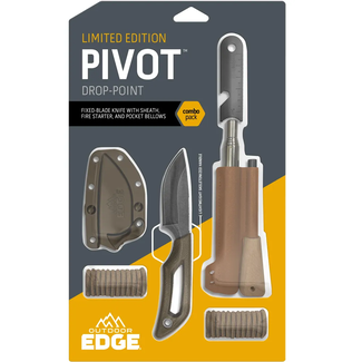 Outdoor Edge Outdoor Edge Pivot Drop Point Knife with Ferro Rod