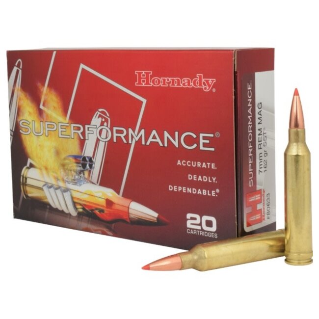 Hornady Superformance 7MM Rem Mag 162 Grain SST 20rds
