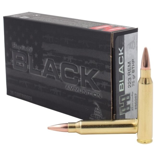 Hornady Black 223 Rem 75 Grain BTHP Match 20rds
