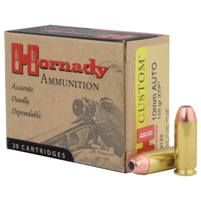 Hornady Custom 10MM 155 Grain XTP 20rds