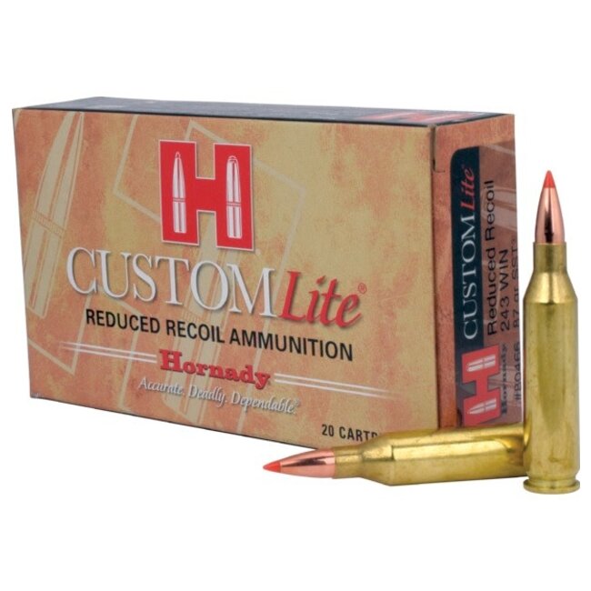 Hornady Custom Lite 243 Win 87 Grain SST 20rds