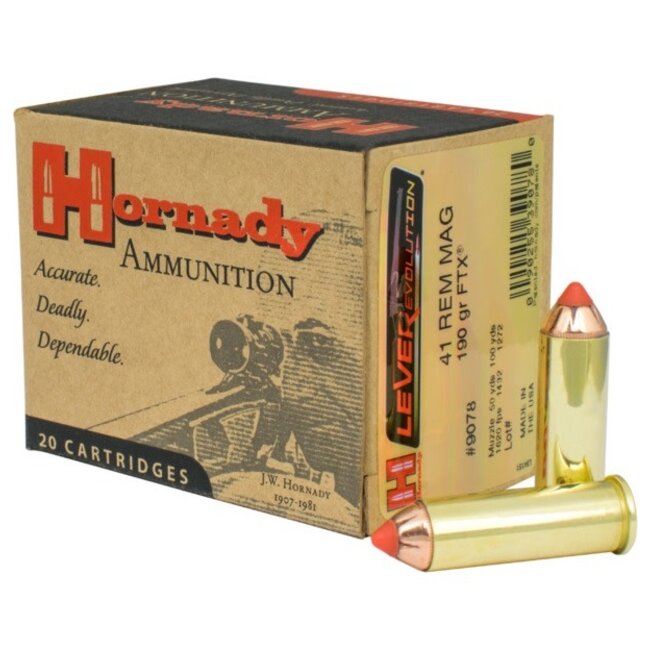 Hornady Leverevolution 41 Rem Mag 190 Grain FTX 20rds