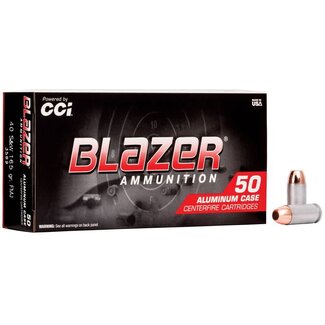 CCI CCI Blazer 40 S&W 165gr Full Metal Jacket 50rd