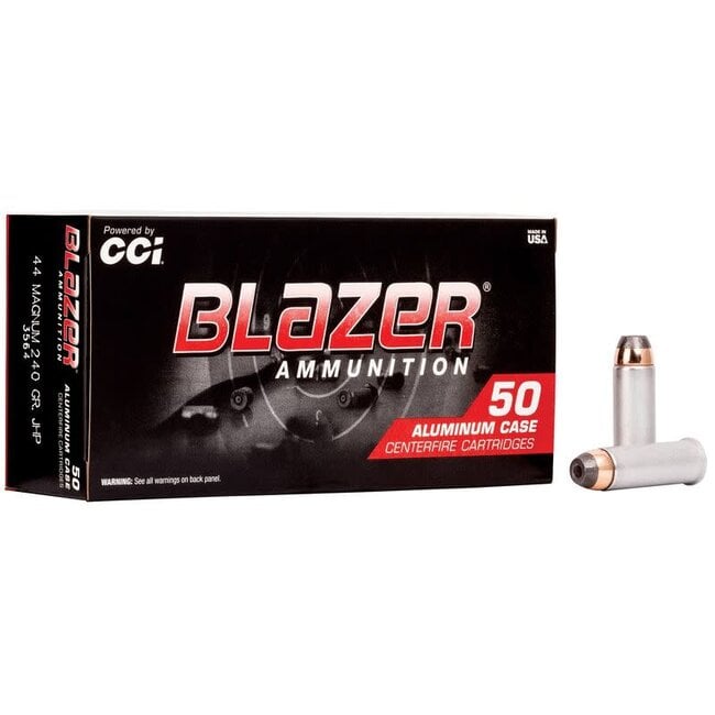 CCI Blazer 44 Magnum 240gr Jacketed Hollow Point 50rd