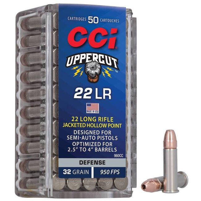 CCI Uppercut 22LR 32 Grain JHP