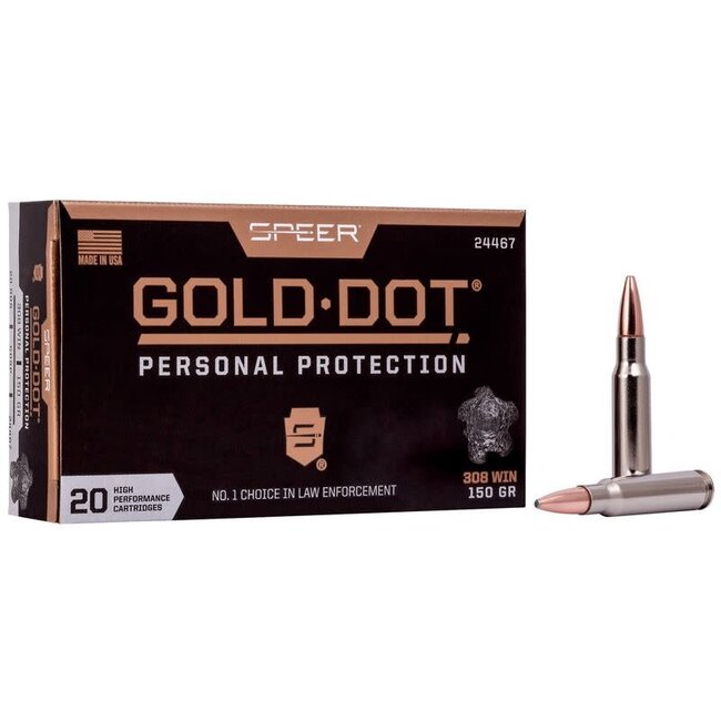 Speer Gold Dot 308 Win 150 Grain GDSP