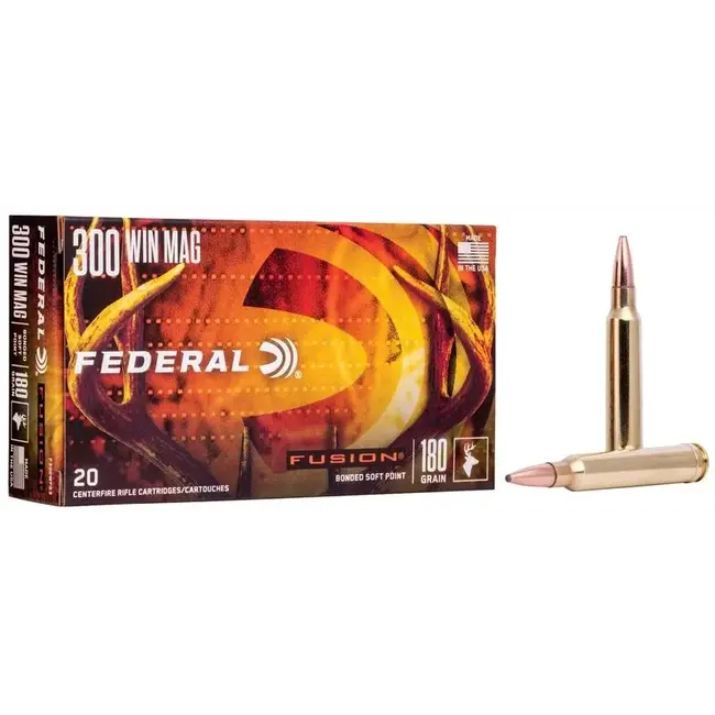 Federal Fusion 300 Win Mag 180 Grain