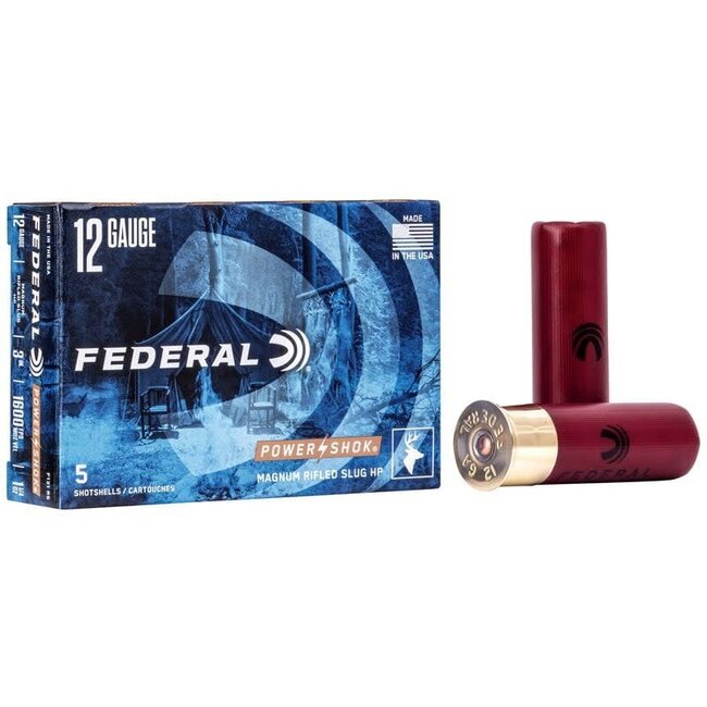 Federal Power Shok 12GA 3" 1 1/4oz Rifled Slug