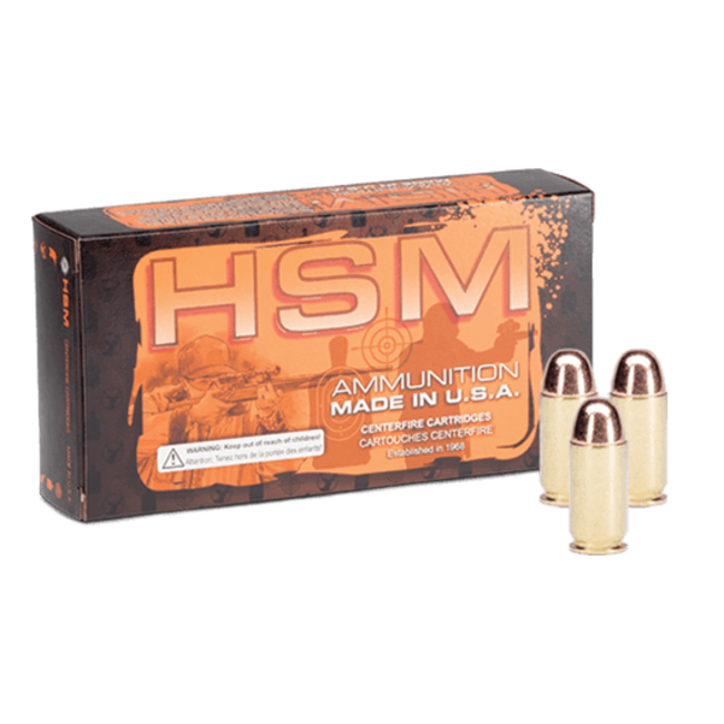 HSM 44 Magnum 240 Grain Plated FP 50 Round Box