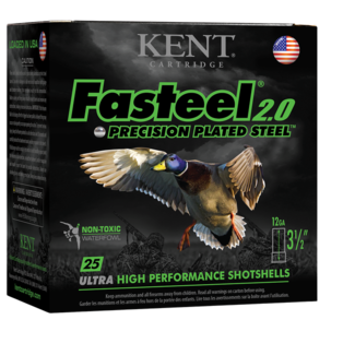 Kent Kent Fasteel 2.0 12ga 3.5" Steel 1.0625oz 1550 FPS 25rd