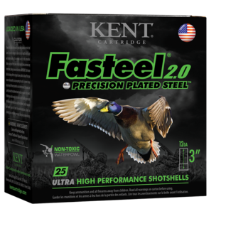 Kent Kent Fasteel 2.0 12ga 3" Steel 1.25oz 1500 FPS 25rd