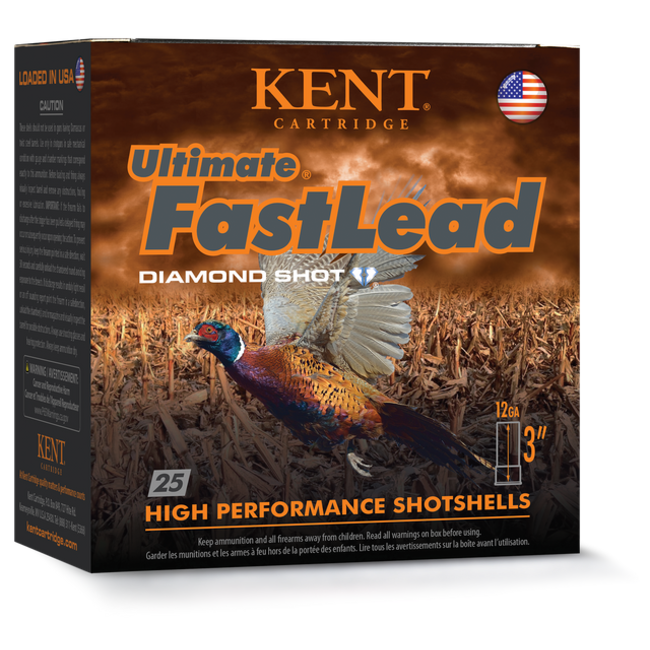 Kent FastLead 12ga 3" Lead 1.75 oz 1325 FPS 25rd