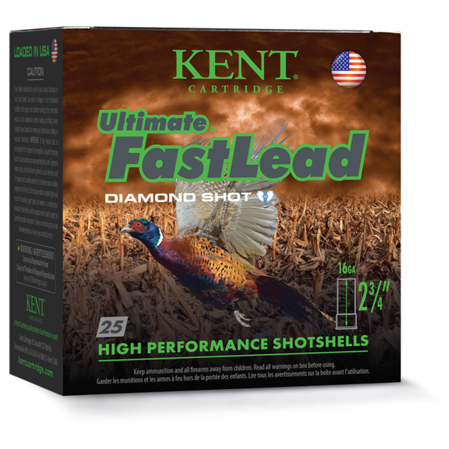 Kent FastLead 16ga 2-3/4" 1oz #5 25rd