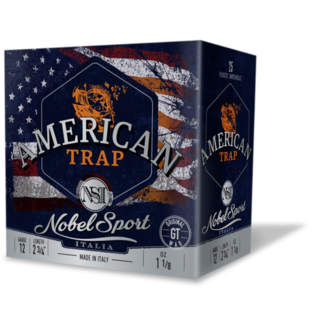 Nobel Sport Nobel Sport American Trap 12GA 2 3/4" 1 1/8oz #7.5