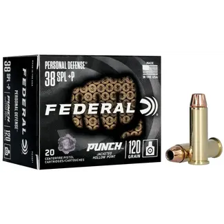Federal Federal Punch 38 Special +P 120gr JHP