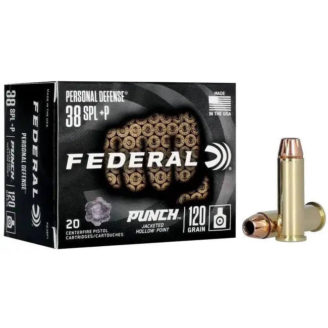 Federal Punch 38 Special +P 120gr JHP