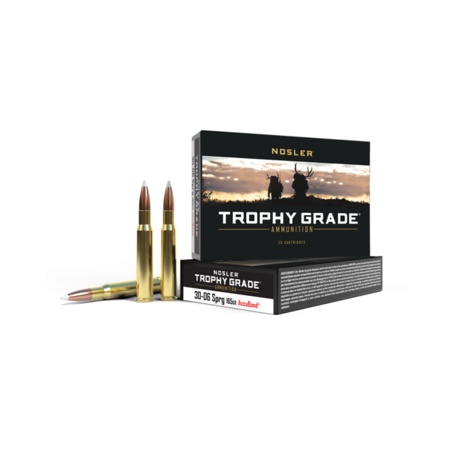 Nosler Trophy Grade Ammo 30-06 Springfield 165gr AccuBond 20rd