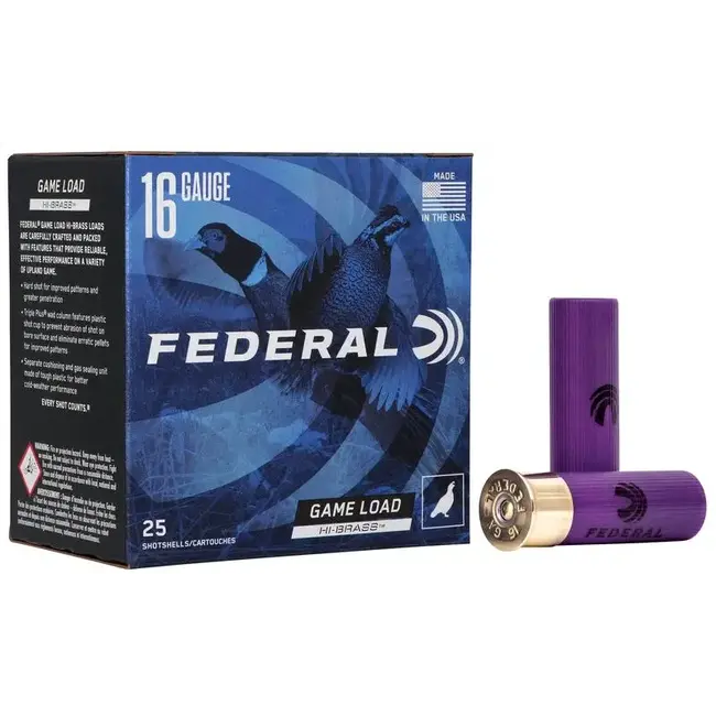 Federal Game Load Hi-Brass 16GA 2 3/4" 1 1/8oz