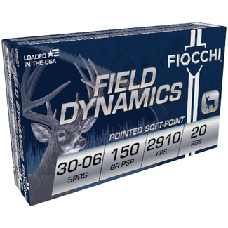 Fiocchi Fiocchi Field Dynamics .30-06 Springfield 150 Grain Pointed Soft Point
