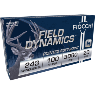 Fiocchi Fiocchi Field Dynamics 243 Winchester 100gr Pointed Soft Point 20rd