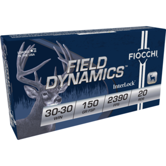 Fiocchi Fiocchi Field Dynamics 30-30 Win 150 Grain Flat Soft Point