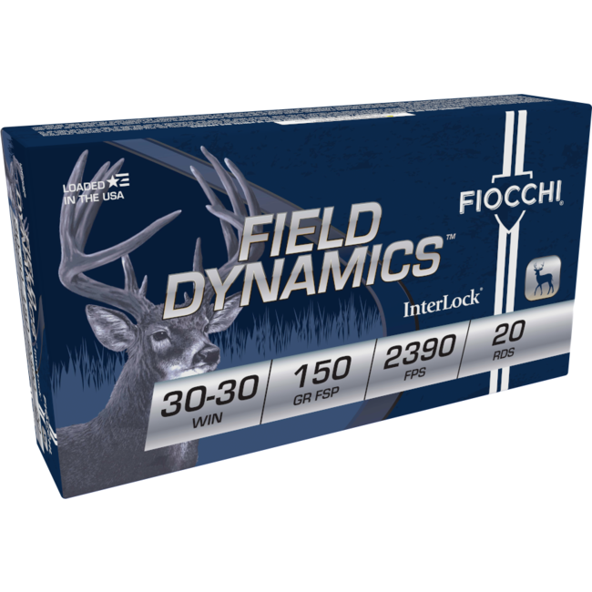 Fiocchi Field Dynamics 30-30 Win 150 Grain Flat Soft Point