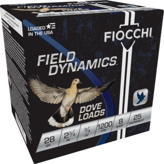 Fiocchi Fiocchi Field Dynamics Dove & Quail 28 Gauge 2-3/4" 3/4oz 8's
