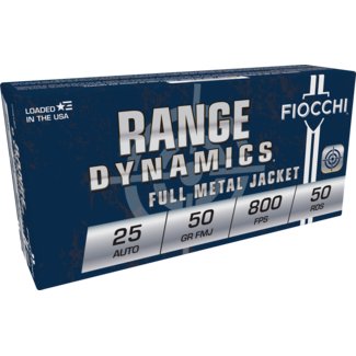 Fiocchi Fiocchi Range Dynamics 25 Auto 50gr FMJ 50rd
