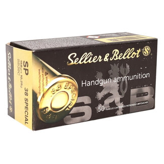 Sellier & Bellot Sellier & Bellot 38 Special 158gr Semi Jacketed Soft Point 50rd