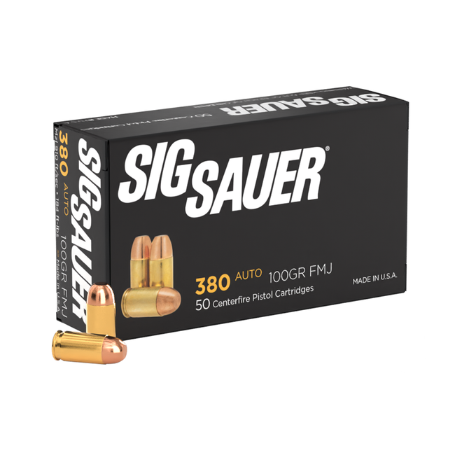 Sig Sauer Elite Ball 380 ACP 100gn FMJ 50rds