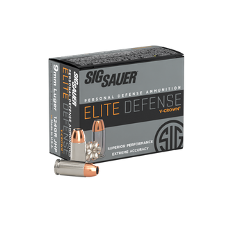 Sig Sauer Sig Sauer Elite Defense 9mm 124gr V-Crown JHP 20rds