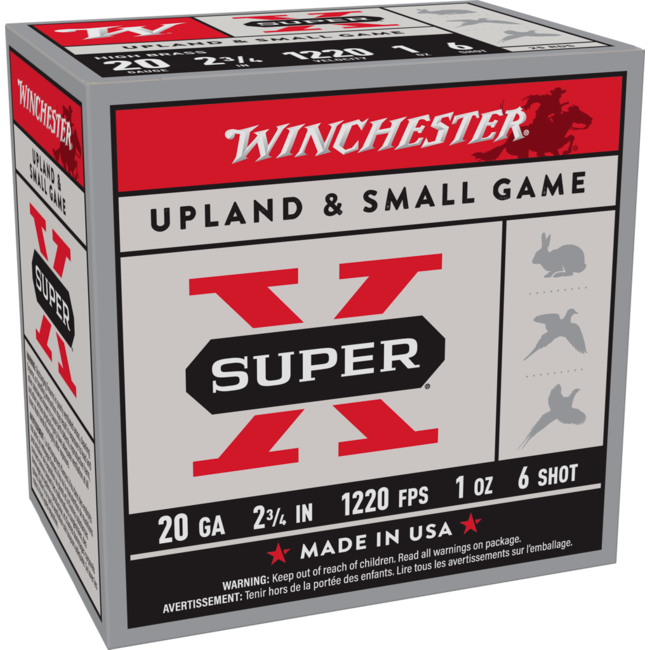 Winchester Super X High Brass 20ga 2 3/4" 1 oz 25rd