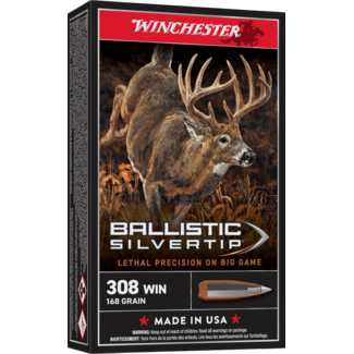 Winchester Winchester Supreme 308 Win 168 Grain  Ballistic Silvertip 20rds
