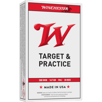 Winchester Winchester Target and Practice 308 Win 147 Grain FMJ 20rds