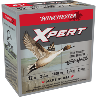 Winchester Winchester Xpert 12ga 2.75" #2 Steel 1.125oz 1400 FPS 25rd