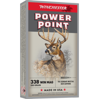 Winchester Winchester Power Point 338 Win Mag 200 Grain