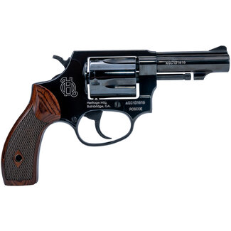 Heritage Arms Heritage Roscoe Revolver 38 Special 3" Blued Wood Grips