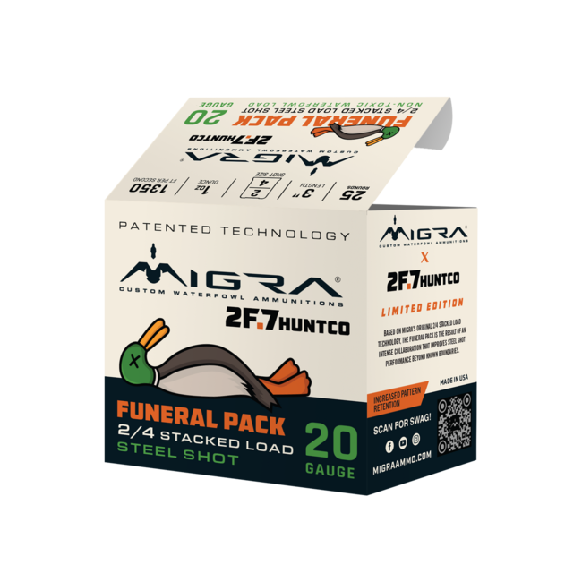 Migra Funeral Pack 20GA 3" 1oz #2-4