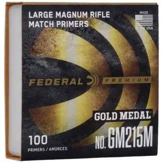 Federal Federal Premium Gold Medal Large Magnum Rifle Match Primers