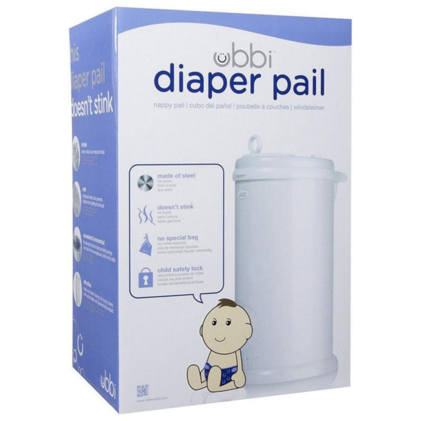 Ubbi UBBI: Stainless Steel Diaper Pail -