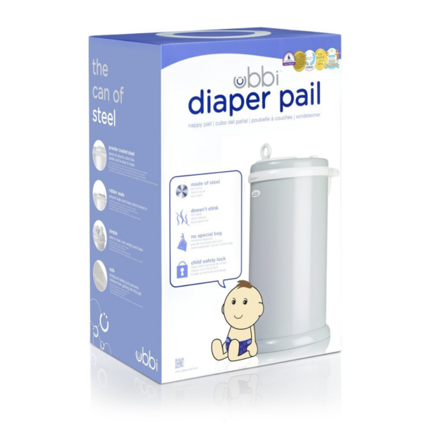 Ubbi UBBI: Stainless Steel Diaper Pail -