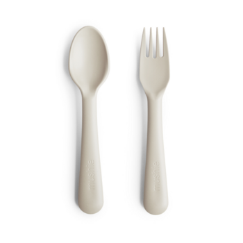 Mushie Mushie: Fork & Spoon Set-