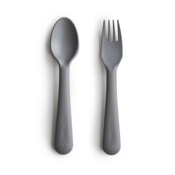 Mushie Mushie: Fork & Spoon Set-