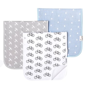 Copper Pearl CP Burp Cloth - "BOY" Copper Pearl CP Burp Cloth - "BOY"