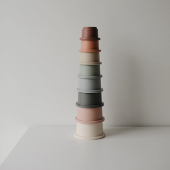Mushie Mushie: Stacking Cups Mushie Mushie: Stacking Cups