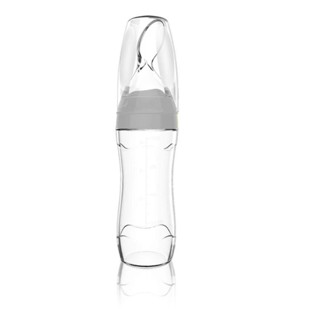 Haakaa Haakaa: Silicone Food Dispensing Spoon w/ Cap - Grey
